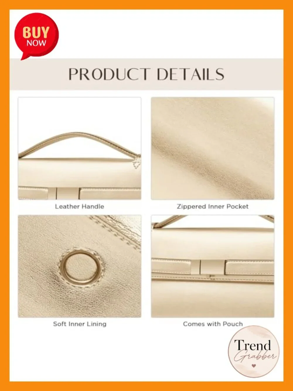 CHUNLI Women's Top Handle Clutch Evening Party Bag Faux Leather Hand-Carry Purse